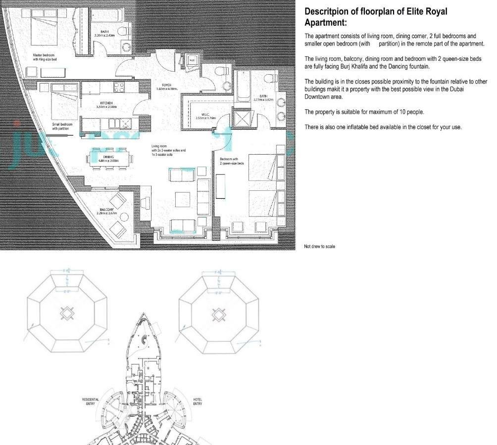 Elite Royal Apartment - Full Burj Khalifa And Fountain View - Caesar Dubaj Zewnętrze zdjęcie